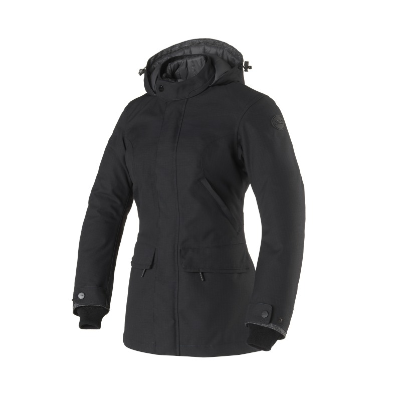 Clover Manhattan WP Lady - Giacca Invernale Lunga Impermeabile per Moto