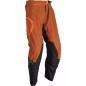 Pantalone fuoristrada Moose Racing Qualifier Nero-Arancione Uomo antistrappo con regolazioni