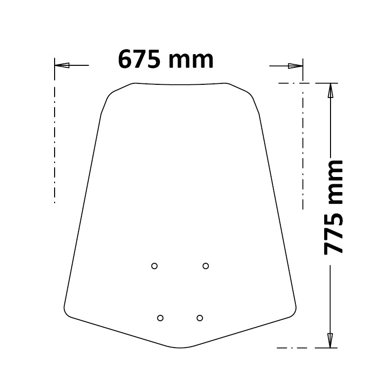 Parabrezza Classic Isotta CLS2442 Per Suzuki Burgman Street Executive 125 2023