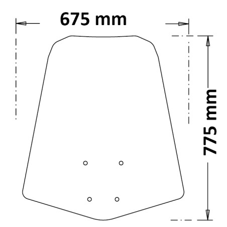 Parabrezza Classic Isotta CLS2442 Per Suzuki Burgman Street Executive 125 2023