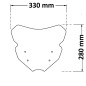 Isotta SC369 Cupolino Alto Fumé Scuro Per Yamaha Mt09 Sp 2021/2023