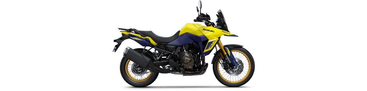 Accessori moto Suzuki V-Strom 800DE dal 2023. Paramotore, valigie